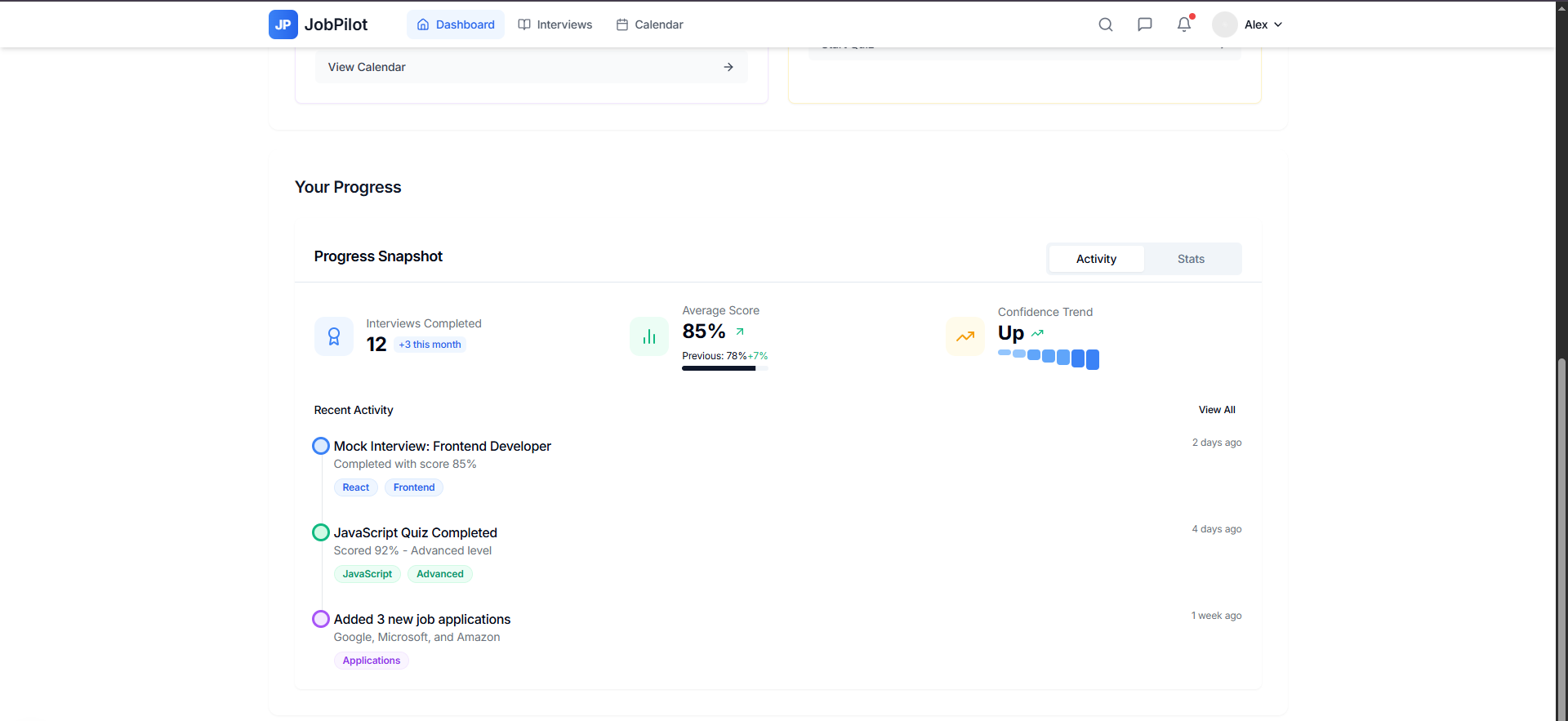Track applications and get hired